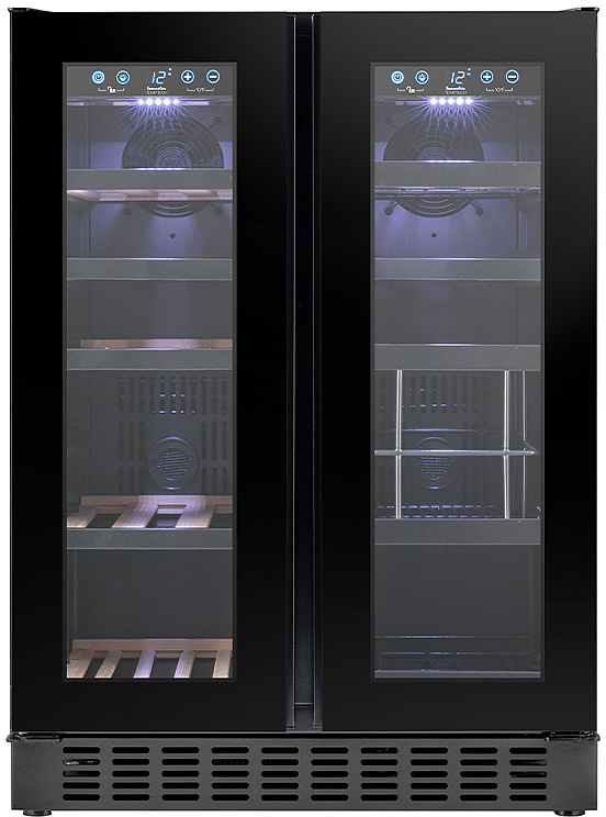 шкаф винный temptech som2dx60drb