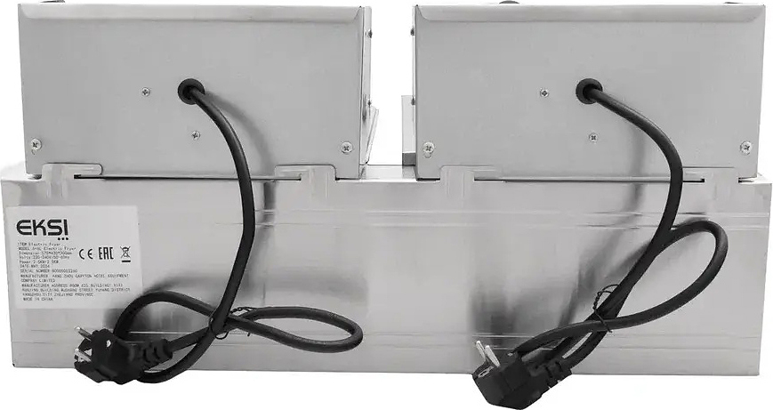 фритюрница eksi 6+6l electric fryer