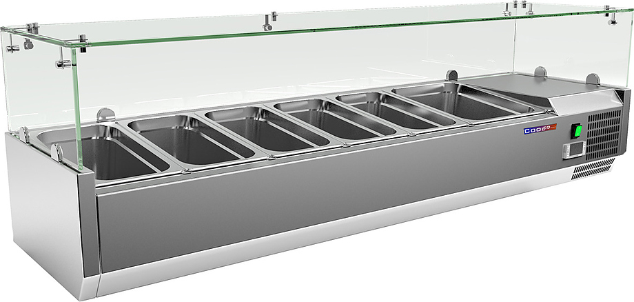 витрина холодильная cooleq vrx 1500/380