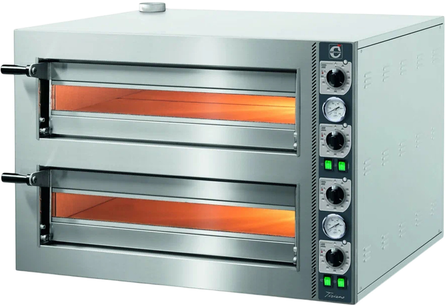 печь для пиццы cuppone tiziano tz425/2m