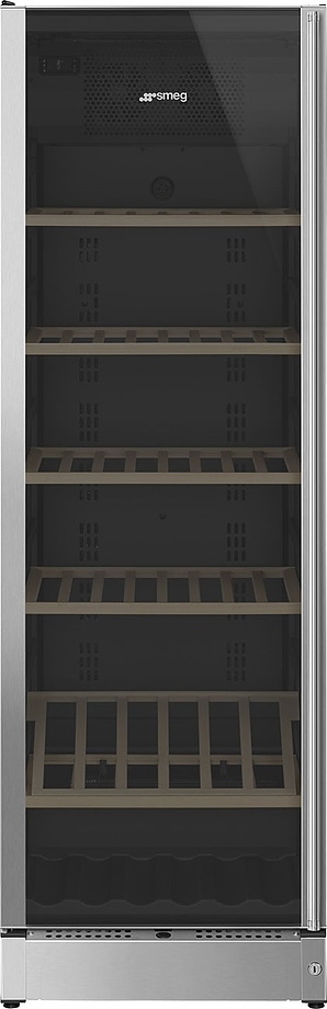 винный шкаф smeg scv115gs (петли слева) нерж. сталь