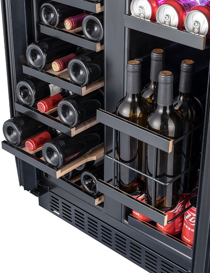 шкаф винный temptech som2dx60drb