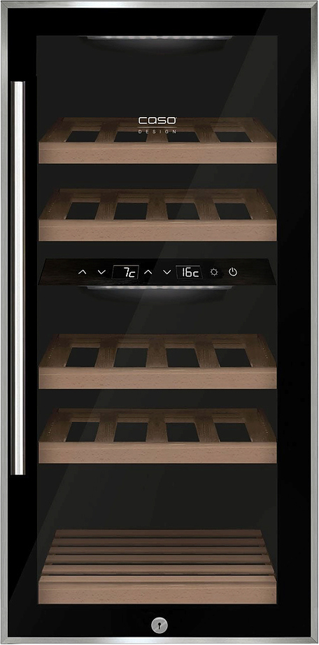 винный шкаф caso winecomfort 24 black
