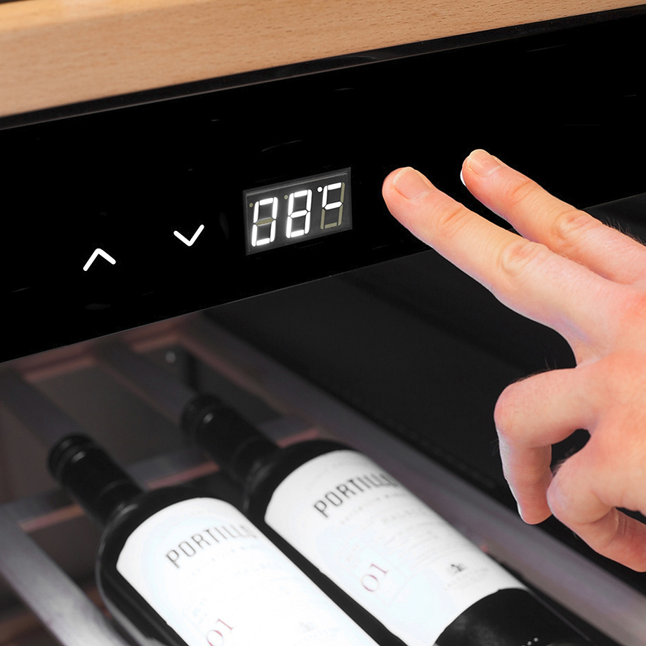 винный шкаф caso winechef pro 126-2d black