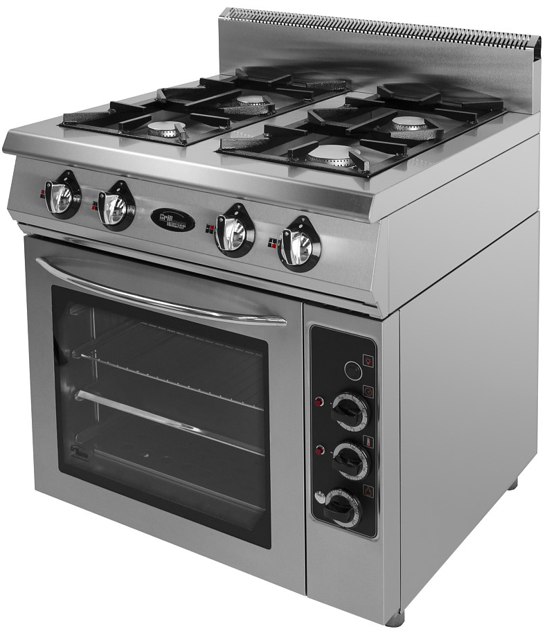 плита газовая grill master ф4пдг/800 (50001э)