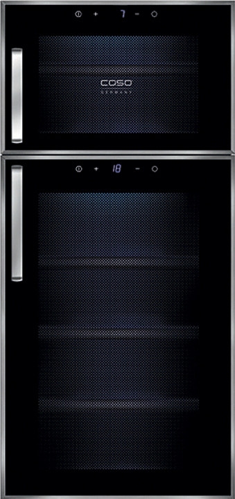 винный шкаф caso wineduett touch 21