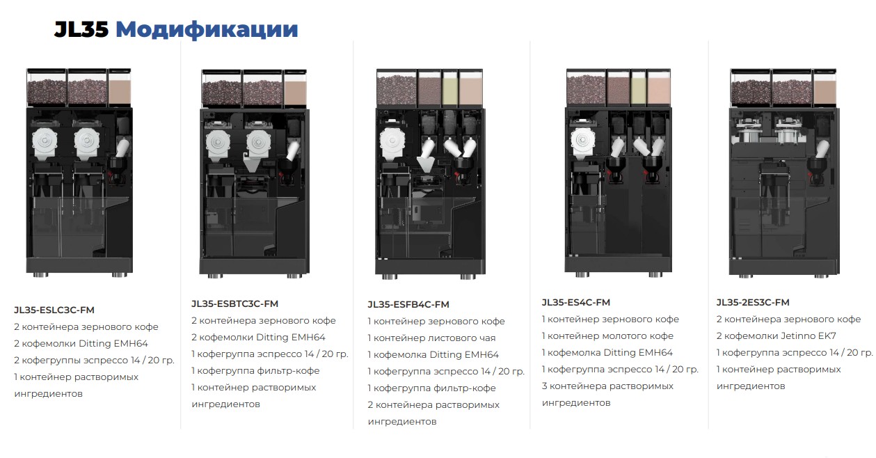 кофемашина jetinno jl35-esfb4c-fm