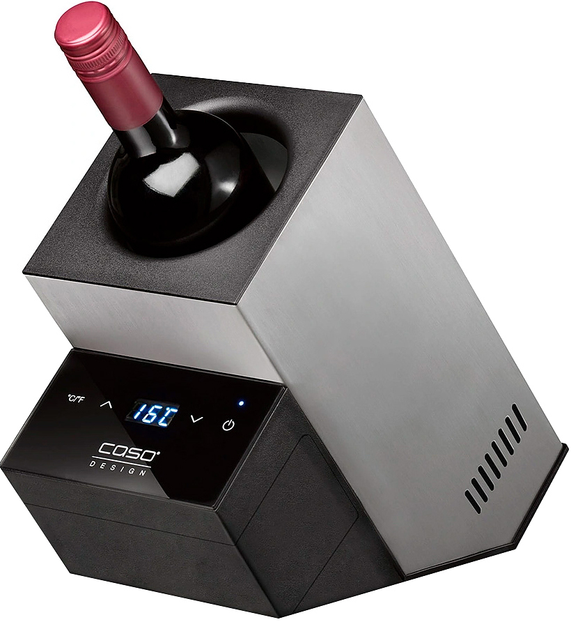 охладитель для бутылок caso winecase deluxe inox