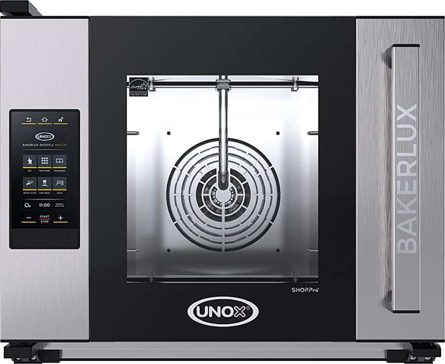 печь конвекционная unox xeft-04hs-emrv без сливного отверстия