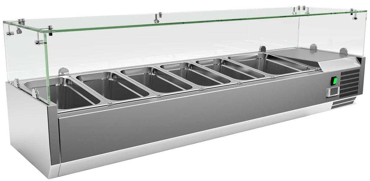 витрина холодильная foodatlas vrx1500/380fg