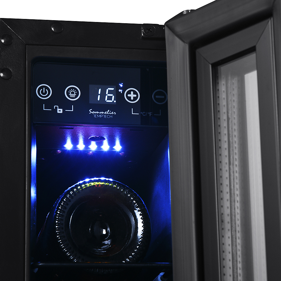 винный шкаф temptech somx15srb