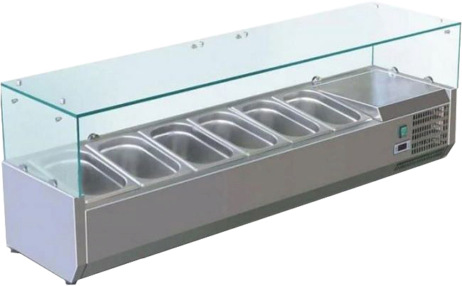 витрина холодильная hurakan hkn-vrx1400/330