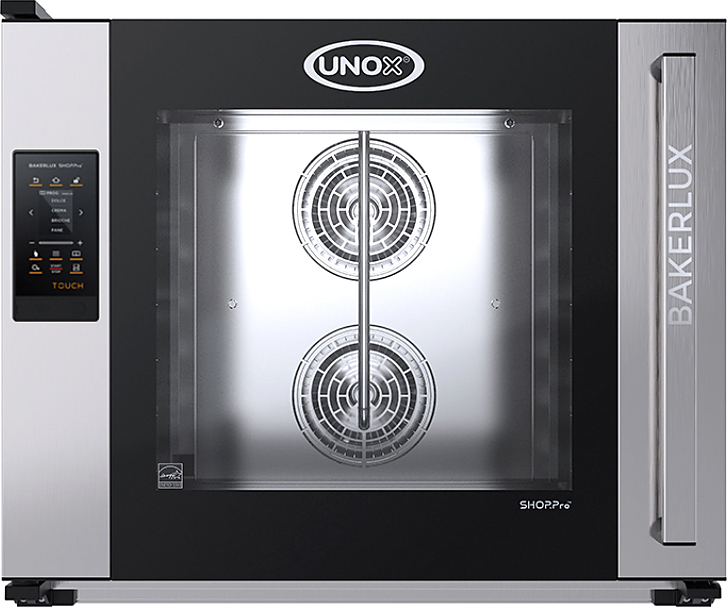 печь конвекционная unox xeft-06eu-etrv без сливного отверстия