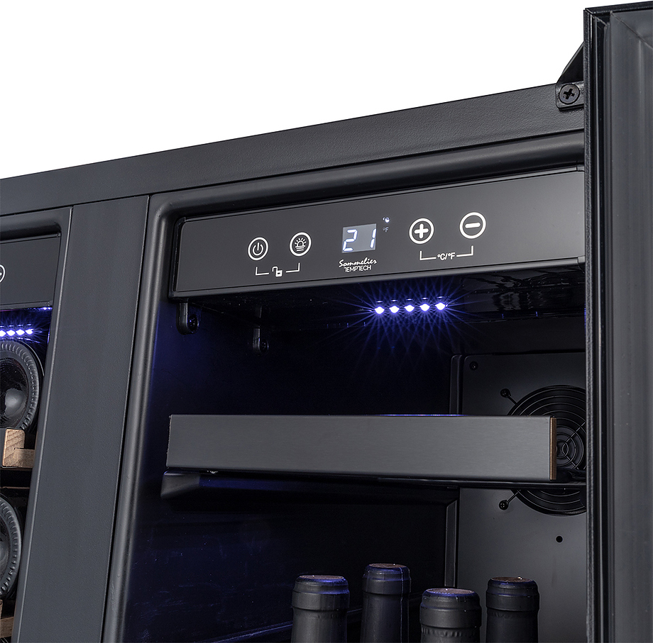 шкаф винный temptech som2dx60drb