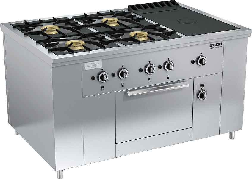 плита газовая вулкан прг-iia-6-1 дш maxi