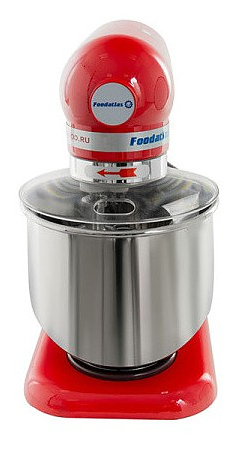 миксер планетарный foodatlas b-7a eco красный