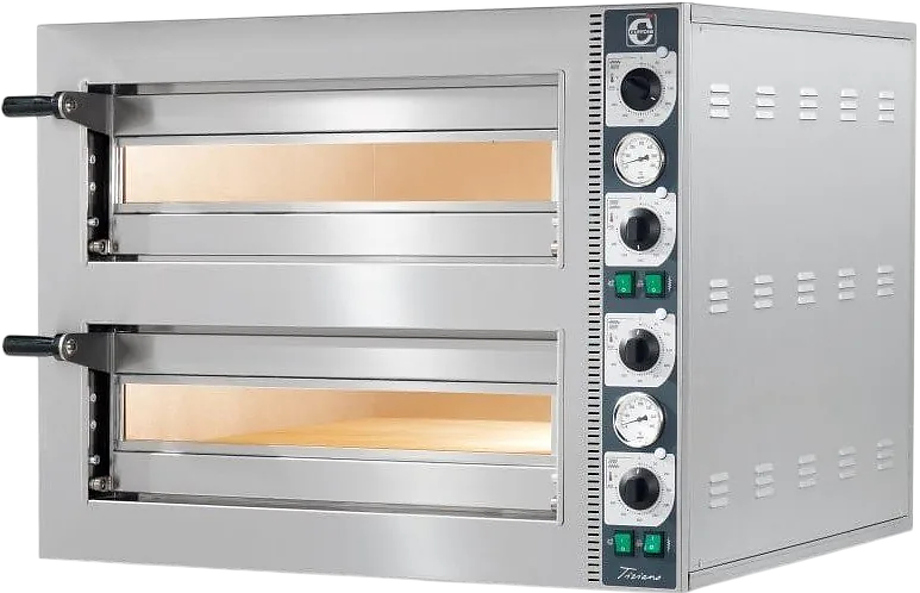 печь для пиццы cuppone tiziano tz435/2m-c5-cp