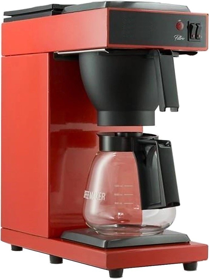 кофеварка капельная cofff flt120 red